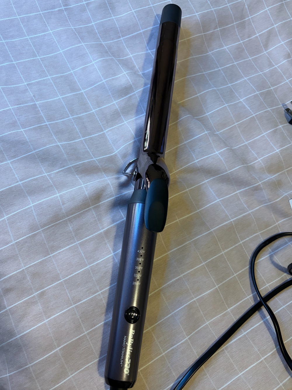Babylisspro 1” limited edition extended barrel purple curling iron